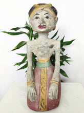 HOME DECOR - TABLETOP FIGURINE - Vintage Hand carved Wooden Traditional Javanese Groom.