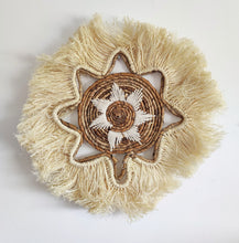 Home Decor - Large Natural Weave multipurpose wall hanging made from Banana Bark and Raffia.