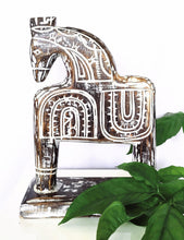 Home Decor Showpiece. Ornamental Tribal Design Trojan Horse Sculpture.