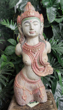 Home Decor: Table - Outdoor Statue. Exquisite Stone Sculpture of Apsara, The Dancing Celestial.