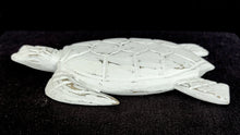 Home Decor. Table - Wall Sculpture. Handcrafted Wooden Decorative Turtle Sculpture, "Sea Turtle Guardian".