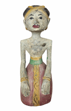 HOME DECOR - TABLETOP FIGURINE - Vintage Hand carved Wooden Traditional Javanese Groom.