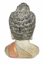 TABLE / GARDEN DECOR: Beautiful Meditating Buddha Head Statue in stone.