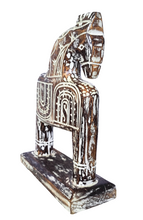 Home Decor Showpiece. Ornamental Tribal Design Trojan Horse Sculpture.