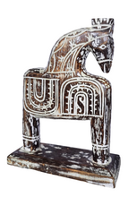 Home Decor Showpiece. Ornamental Tribal Design Trojan Horse Sculpture.