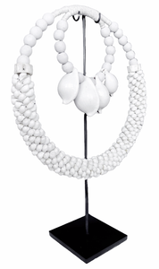 Home Decor - Table top. Papuan Shell Necklace Traditional Ornament. Ethnic Style. Tribal Art.