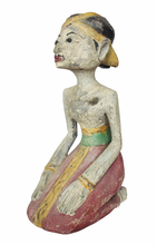 HOME DECOR - TABLETOP FIGURINE - Vintage Hand carved Wooden Traditional Javanese Groom.