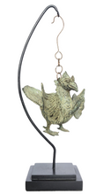 Home Decor. Tabletop Sculpture.
"Flying Garuda", Exquisite Hanging Bronze Winged Garuda oil lamp.