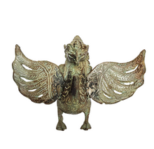 Home Decor. Tabletop Accent. Exquisite Bronze Winged Garuda Sculpture.