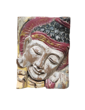 Table Decor - Storage Accessory. Hand-carved Wooden Trinket - Puzzle Box, "Glorious Buddha"