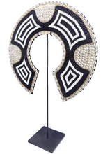Home Decor. Table / Wall  Showpiece. Unique Sea Shell and Beads, Papua Tribes Decorative Necklace.