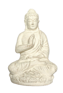 Home Decor. Table - Garden Statue. Stone Sculpture of Lord Buddha, in Deep Meditation.