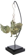 Home Decor. Tabletop Sculpture.
"Flying Garuda", Exquisite Hanging Bronze Winged Garuda oil lamp.