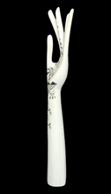 Home Decor. Tabletop Showpiece - Accessories Holder. Lovely Hand Sculpture with Painted Floral Motifs.