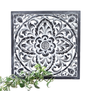 Home Decor. Wall Art. Handcrafted Decorative Floral Panel.