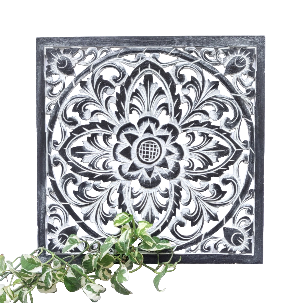 Home Decor. Wall Art. Handcrafted Decorative Floral Panel.