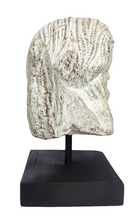 Home Decor. Table Ornament. Stone Angel Cherub on Stand.