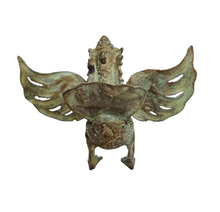 Home Decor. Tabletop Accent. Exquisite Bronze Winged Garuda Sculpture.