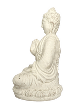 Home Decor. Table - Garden Statue. Stone Sculpture of Lord Buddha, in Deep Meditation.