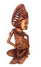 Home Decor. Beautiful Hand Carved Wooden Dancer Sculpture, "Janger Dancer"