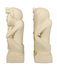 Home Decor. Tabletop Accents. Sandstone Statuettes of Resting Women. "The Maidens".
