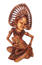 Home Decor. Beautiful Hand Carved Wooden Dancer Sculpture, "Janger Dancer"
