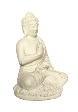 Home Decor. Table - Garden Statue. Stone Sculpture of Lord Buddha, in Deep Meditation.