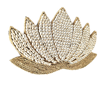 Home Decor - Wall Hanging. Handmade Decorative Lotus Design with Natural Sea Shells.