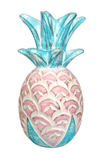 Home Decor. Tabletop Showpieces. Handcrafted Wooden Pineapple Accent, "Charming Pineapple".