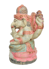 Home Decor. Table - Garden sculpture. An exquisite four handed stone statue of Lord Ganesha.
