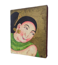 Wall Art: Beautiful Oil On Canvas Painting of A Thai Dancer.