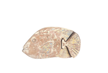 Home Decor. Table Decor-Storage Accessory.
Hand Carved Wooden Fish, Trinket / Puzzle Box, "Pacific Fish".
