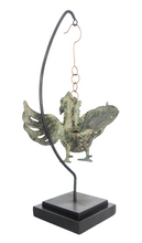 Home Decor. Tabletop Sculpture.
"Flying Garuda", Exquisite Hanging Bronze Winged Garuda oil lamp.