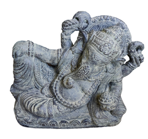 Home Decor Idol. Table / Garden statue.
An exquisite and unique stone sculpture of Lord Ganesha, Resting.