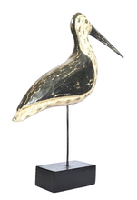 Wooden Handcrafted Bird Decorative Accent, "Black-Necked Stilt"