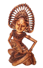 Home Decor. Beautiful Hand Carved Wooden Dancer Sculpture, "Janger Dancer"