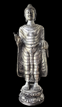 Home Decor. Tabletop Idol. Enlightened Lord Buddha Bronze Standing Sculpture.