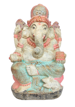 Home Decor. Table - Garden sculpture. An exquisite four handed stone statue of Lord Ganesha.