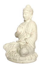 Home Decor. Table - Garden Statue. Stone Sculpture of Lord Buddha, in Deep Meditation.