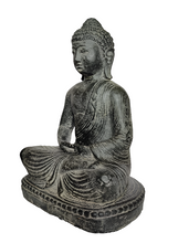 Home Decor. Table - Garden Statue. Cute Stone Sculpture of Lord Buddha, in Deep Meditation.