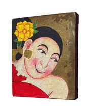 Wall Art: Beautiful Oil On Canvas Painting of A Thai Dancer.