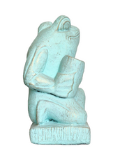 OUTDOOR DECOR / TABLETOP DECOR: Gorgeous hand carved Stone frog from Indonesia.