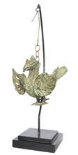 Home Decor. Tabletop Sculpture.
"Flying Garuda", Exquisite Hanging Bronze Winged Garuda oil lamp.