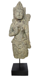 Home Decor: Stunning Goddess Devi Tara Sculpture in Stone.