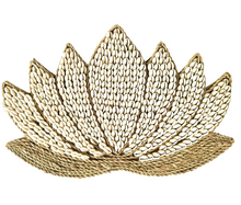Home Decor - Wall Hanging. Handmade Decorative Lotus Design with Natural Sea Shells.