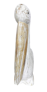 Home Decor. Pelican bird figurine handcrafted from wood.