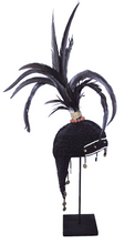 Home Decor - Table Accent. ASMAT CEREMONIAL HEADDRESS, tribal Papua ornament.