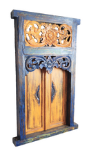 Home Decor: Large Wall Hanging.
Beautiful Balinese Floral Carved Wooden Window. 