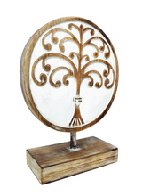 Home Decor: Tabletop Showpiece. Tree of Life Handmade Wood Sculpture.