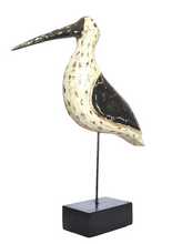 Wooden Handcrafted Bird Decorative Accent, "Black-Necked Stilt"